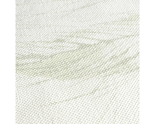 Detailaufnahme eines hellen Teppichs mit Muster