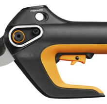 Vue détaillée d'un sécateur Fiskars