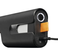 Batterie de secours noire avec port USB-C