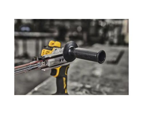 Bandschleifer mit schwarzem Griff