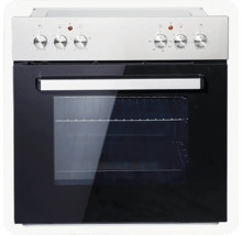 Four encastrable avec boutons de commande et porte en verre