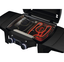 Gril électrique avec serpentins de chauffe et commandes