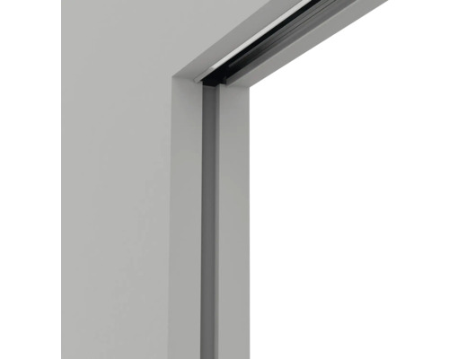 Detailansicht eines Türrahmens mit Schiebetürbeschlag