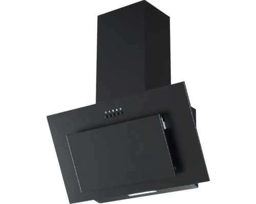 Schwarze Dunstabzugshaube zur Wandmontage