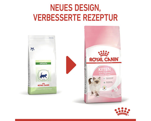 Royal Canin Katzenfutter für Kätzchen mit neuem Design und verbesserter Rezeptur