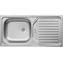 Évier en acier inoxydable avec égouttoir