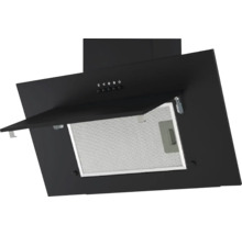 Hotte d'aspiration noire avec filtre