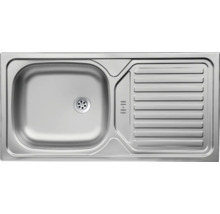 Évier en acier inoxydable avec égouttoir