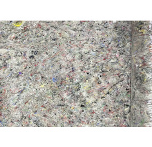 Nahaufnahme einer Dämmmatte aus Filz