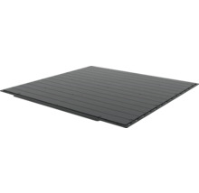 Plaque de sol en plastique avec surface rainurée