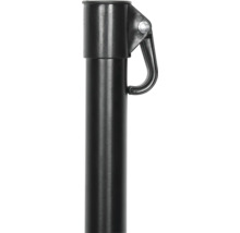 Poteau métallique avec crochet