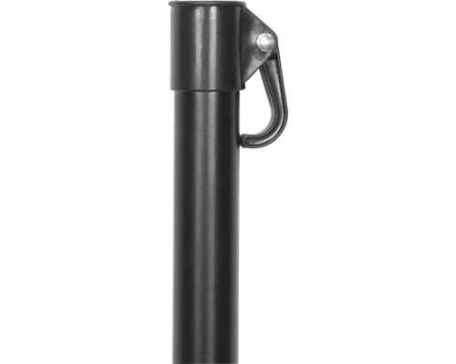 Support de sardine noir avec mousqueton