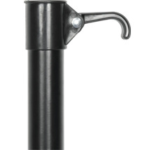 Suspension pour tringle à vêtements avec crochet de fixation