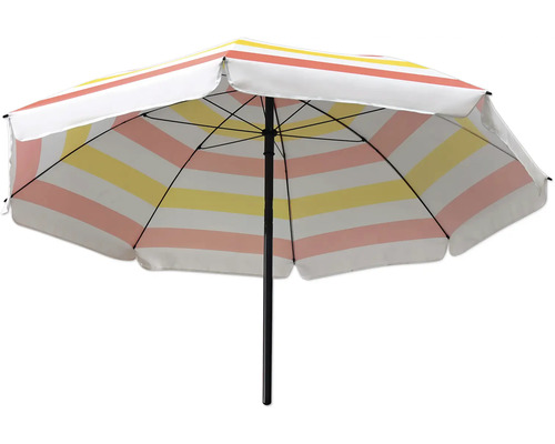 Parasol rayé pour le jardin