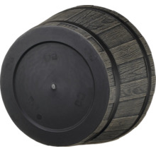 Blumentopf aus Kunststoff mit Holzoptik