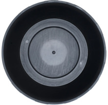 Blumentopf aus Kunststoff, Ansicht von oben