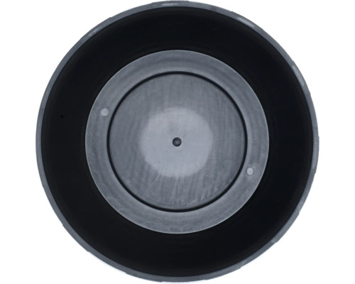 Blumentopf aus Kunststoff, Ansicht von oben