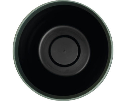 Innenansicht eines runden Pflanzgefäßes