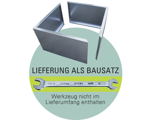 Lieferung als Bausatz, Werkzeug nicht im Lieferumfang enthalten