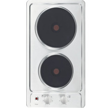 Plaque de cuisson électrique avec deux zones de cuisson