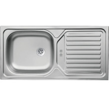 Évier en acier inoxydable avec égouttoir