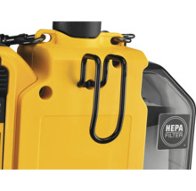 Gelber Staubsauger mit HEPA Filter