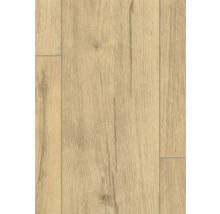 Gros plan d'un sol stratifié imitation bois