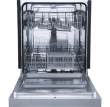 Geöffneter Geschirrspüler mit Geschirrkörben