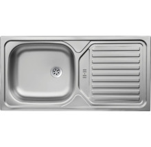 Évier en acier inoxydable avec égouttoir