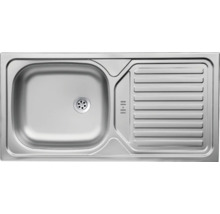 Edelstahlspüle mit Abtropffläche