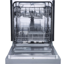 Geöffneter Geschirrspüler mit Körben