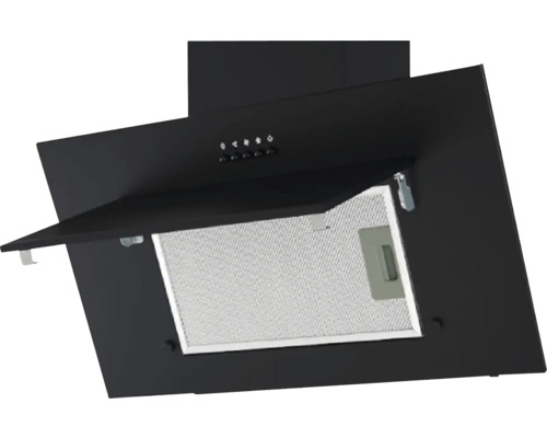 Schwarze Dunstabzugshaube für die Küche