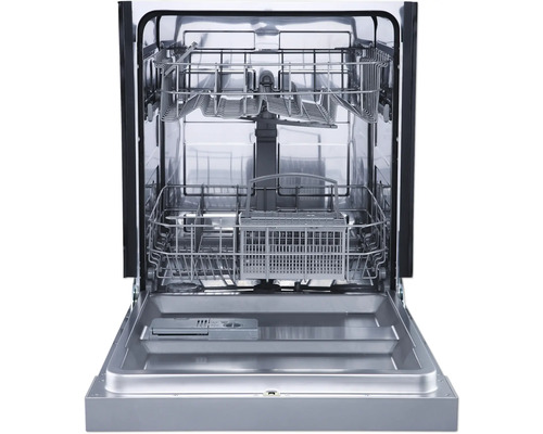 Lave-vaisselle ouvert avec paniers pour la vaisselle