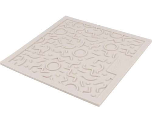 Futtermatte mit erhöhtem Rand und Muster