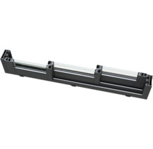 Coupe transversale d'un châssis de fenêtre avec vitrage