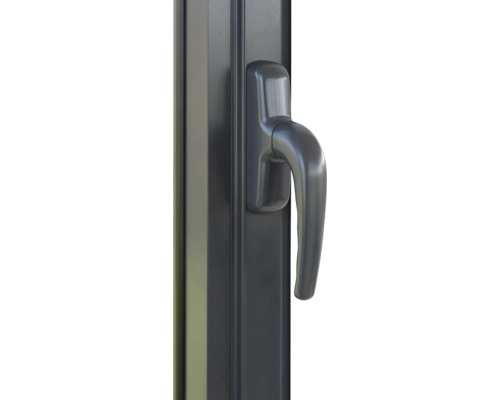 Gros plan d'une poignée de fenêtre