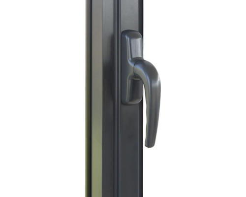 Gros plan d'une poignée de fenêtre