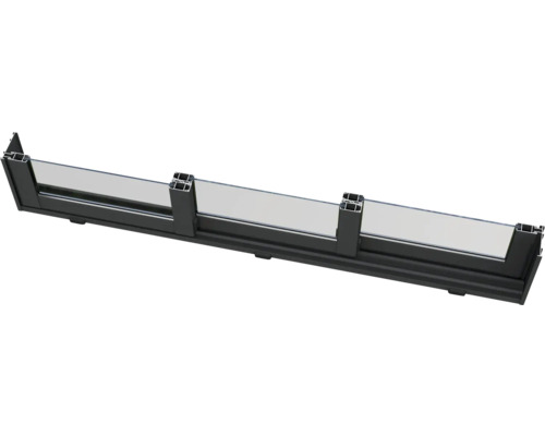 Profilé de fenêtre avec remplissage en verre