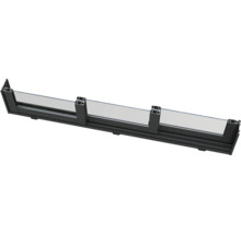 Garde-corps en verre avec cadre noir