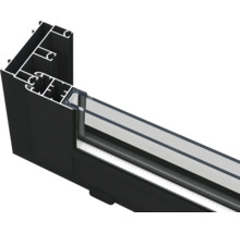 Profilé de fenêtre en aluminium avec verre isolant