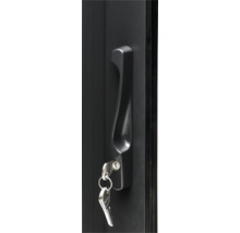 Poignée de porte avec clé