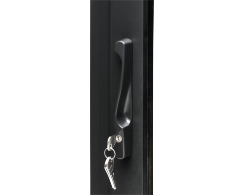 Poignée de porte avec clé