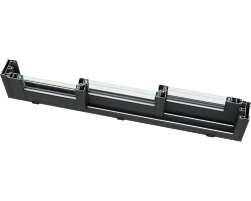 Profilé de fenêtre en aluminium avec verre