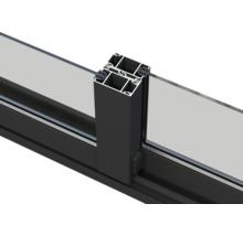 Detailansicht eines Fensters mit Rahmenprofil