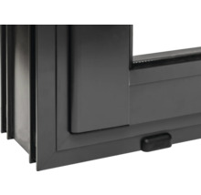 Vue détaillée d'une fenêtre avec cadre