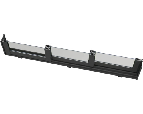 Balkongeländer aus Aluminium und Glas