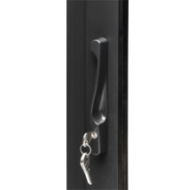 Serrure avec clés dans la poignée de porte