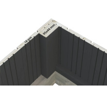 Detailansicht einer Ecke mit Maßen: 95x44 mm und 18 mm
