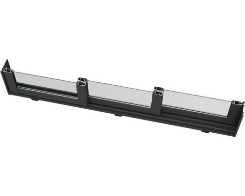 Balkongeländer aus Aluminium und Glas