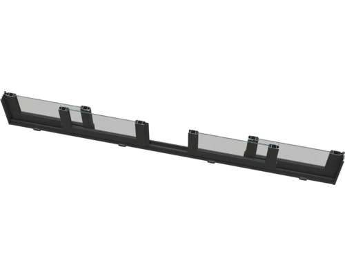 Balkongeländer aus Aluminium und Glas